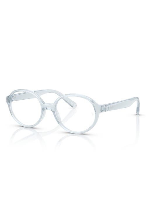 Ray Ban Ray-ban Kids' 44mm Small Phantos Optical Glasses In Blue
