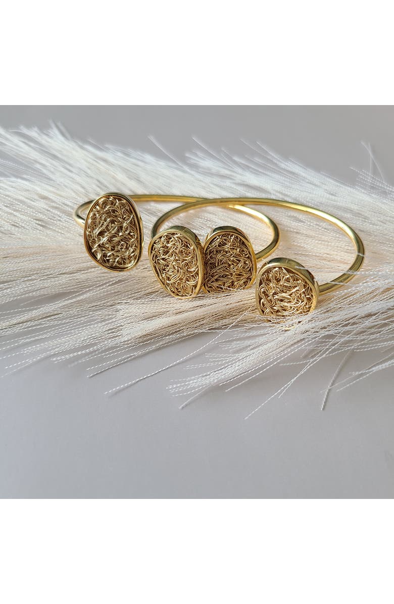 Daniela Millan Jewelry Element Bangle Bracelet, Alternate, color, Gold