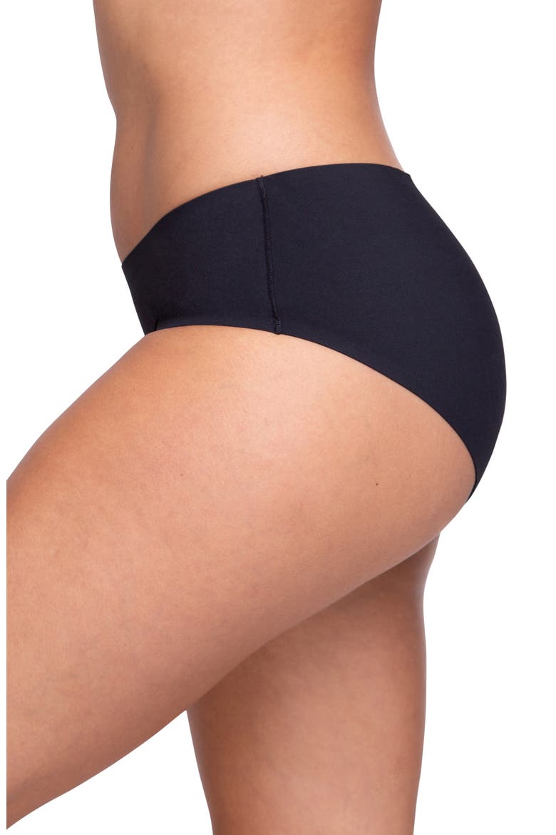 Period & Leak Proof Moderate Absorbency Briefs, Alternate, color, BLACK