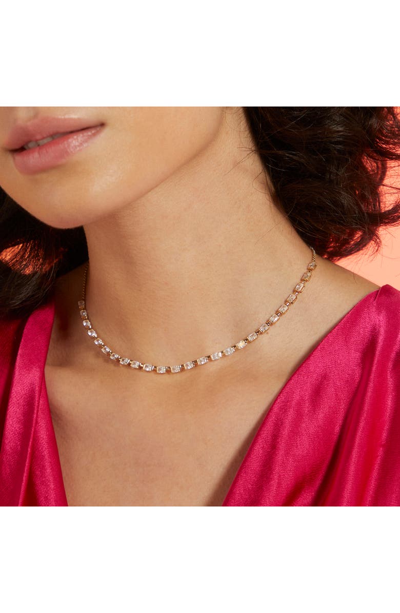 Nadri Chateau Tennis Necklace, Alternate, color, 