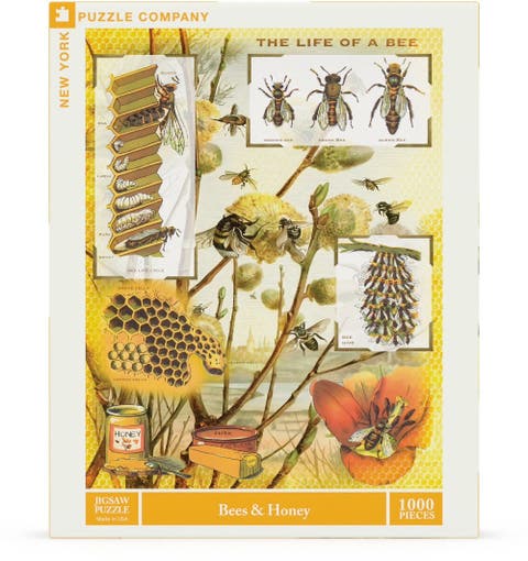 Bees & Honey 1000 Piece Puzzle