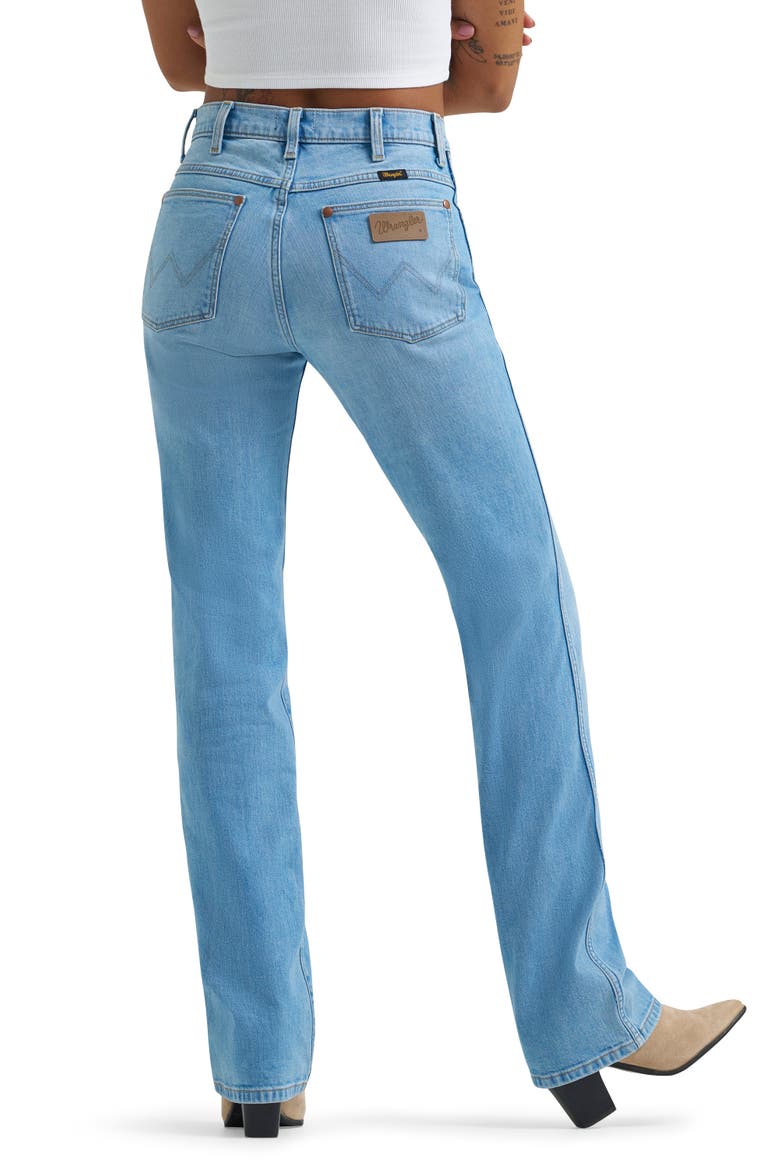 Wrancher Mid Rise Bootcut Jeans, Alternate, color, FLORENCE BLUE