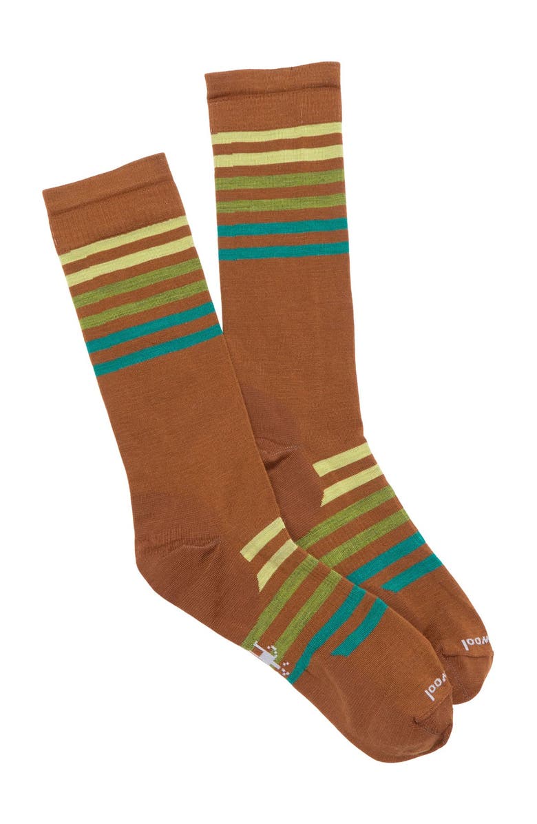 Smartwool Spruce Street Striped Crew Socks, Main, color, 