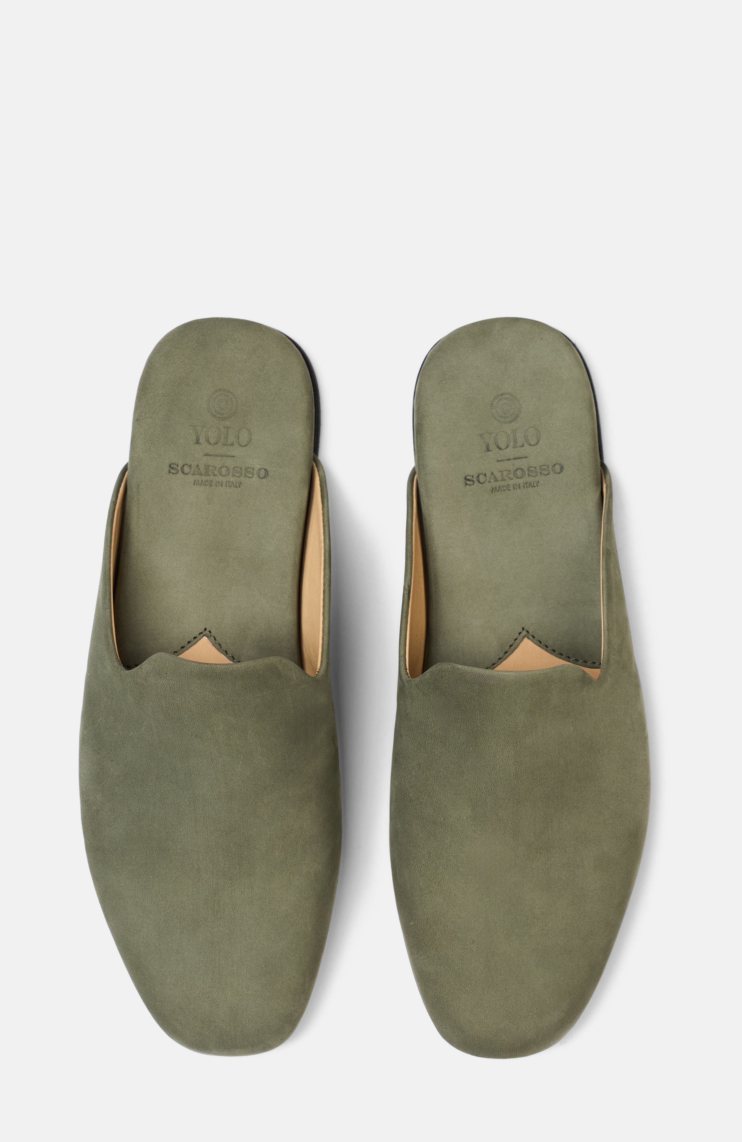 Atlas Slippers, Alternate, color, Green - Nubuck