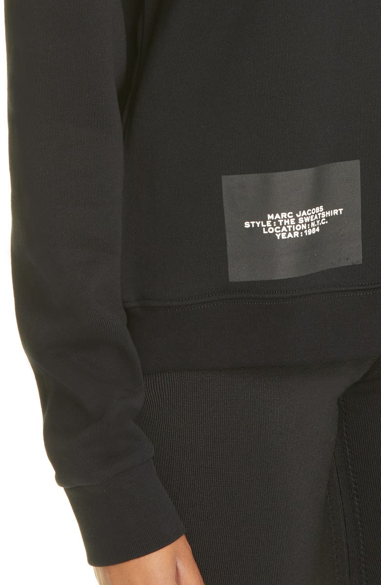 Marc Jacobs Marc Jacob Women's The Cotton Logo Sweatshirt, Alternate, color, 