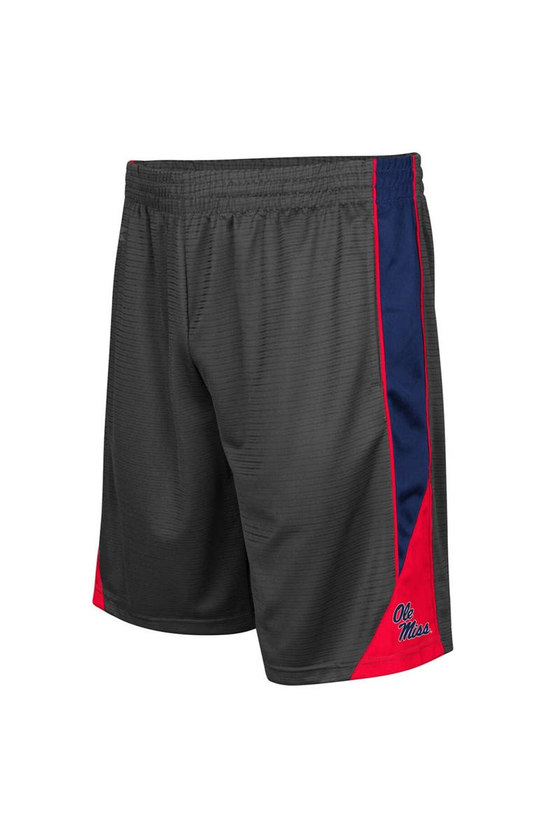 COLOSSEUM Men's Colosseum Charcoal Ole Miss Rebels Turnover Shorts, Main, color, Charcoal
