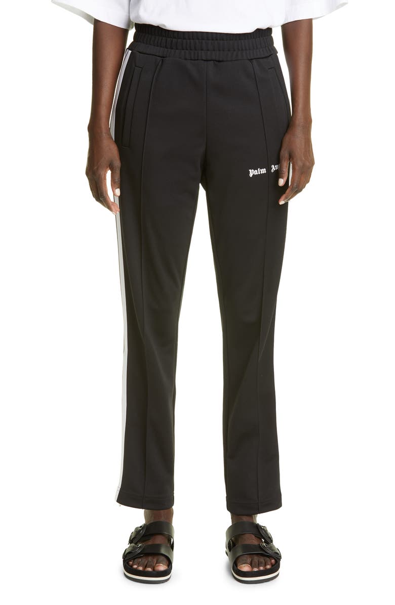 Palm Angels Women's Stripe Logo Track Pants, Main, color, 