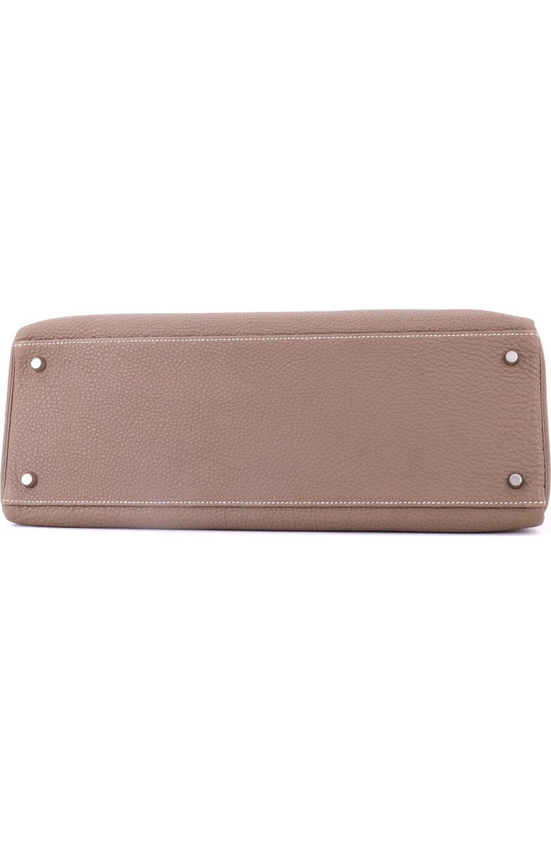 Pre-Owned Hermes Kelly Handbag Grey Togo with Palladium Hardware 40, Alternate, color, Etoupe