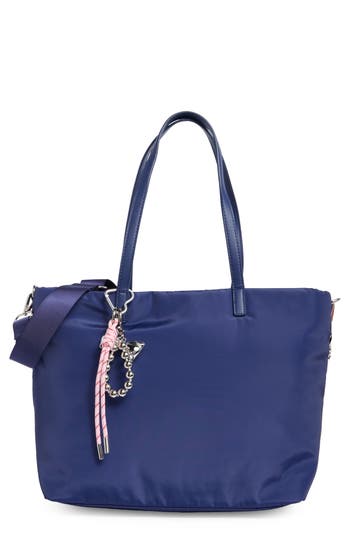 Madden Girl Recycled Polyester Tote Bag In Blue