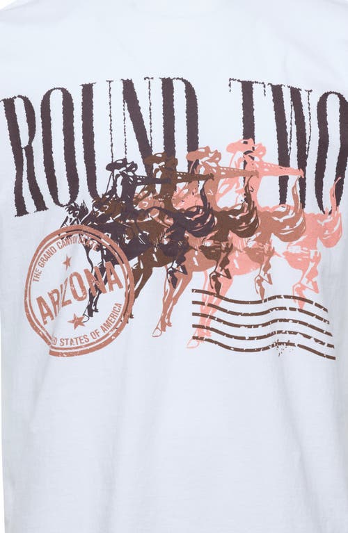 Shop Round Two Arizona Stamp Graphic T-shirt