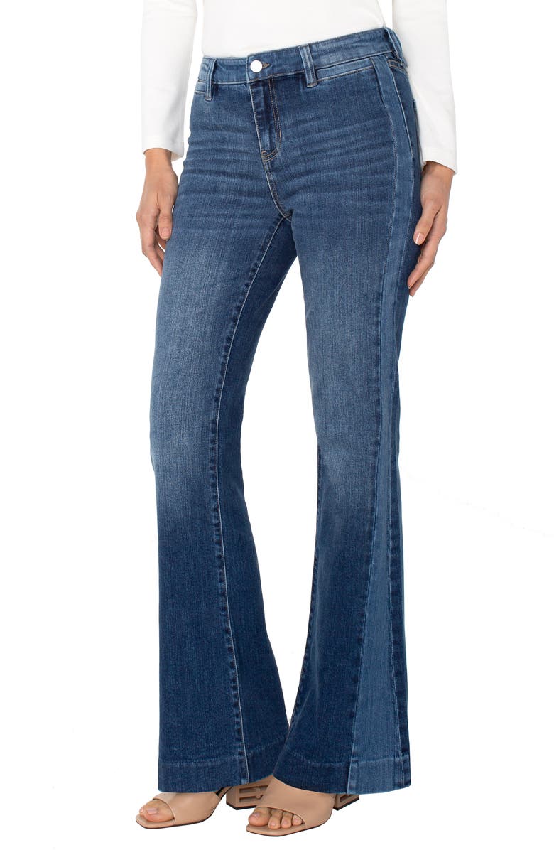 Liverpool Los Angeles Hannah Welt Pocket Flare Jeans, Main, color,