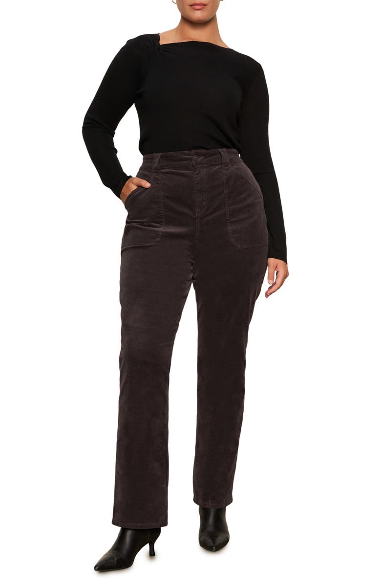 Sanctuary Hayden Bootcut Utility Corduroy Pants, Alternate, color, Semi Sweet