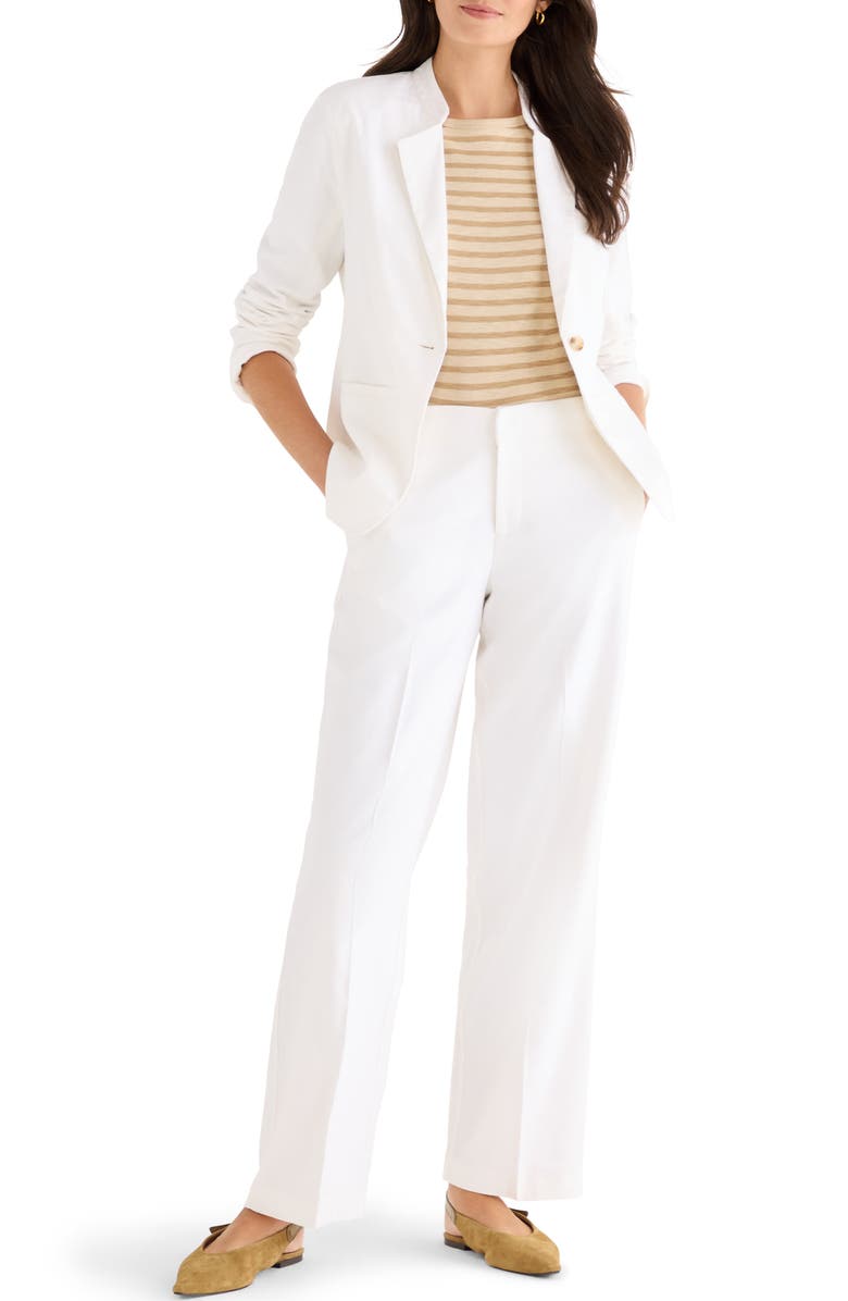 NIC+ZOE Eva Linen Blend Blazer, Alternate, color, 