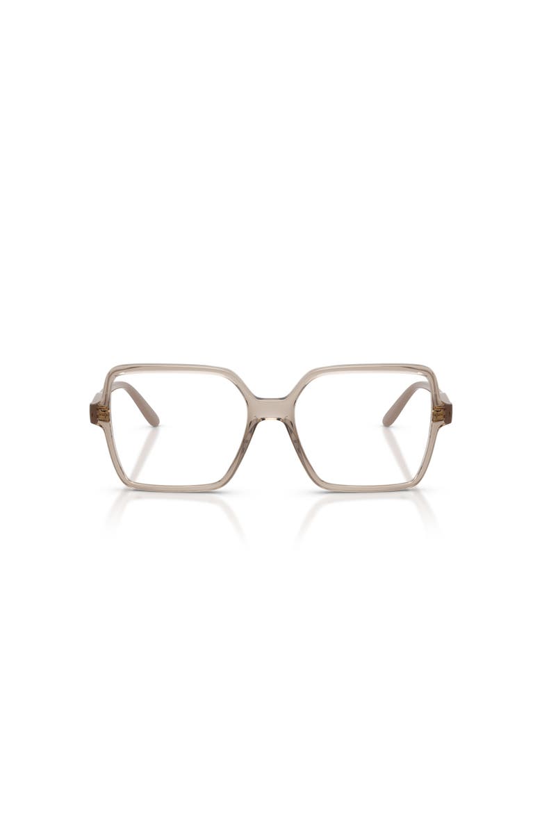 Vogue Eyewear 53mm Square optical glasses, Alternate, color, Brown