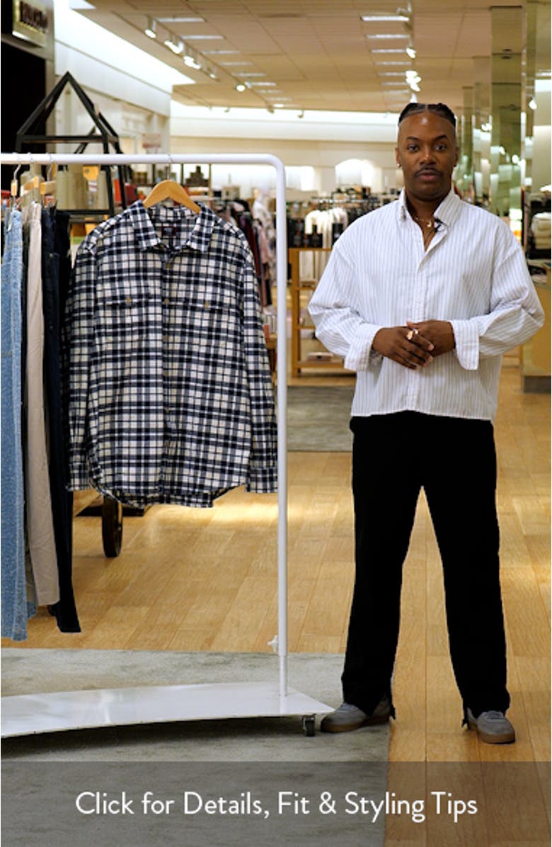 Demarin Check Overshirt, sales video thumbnail