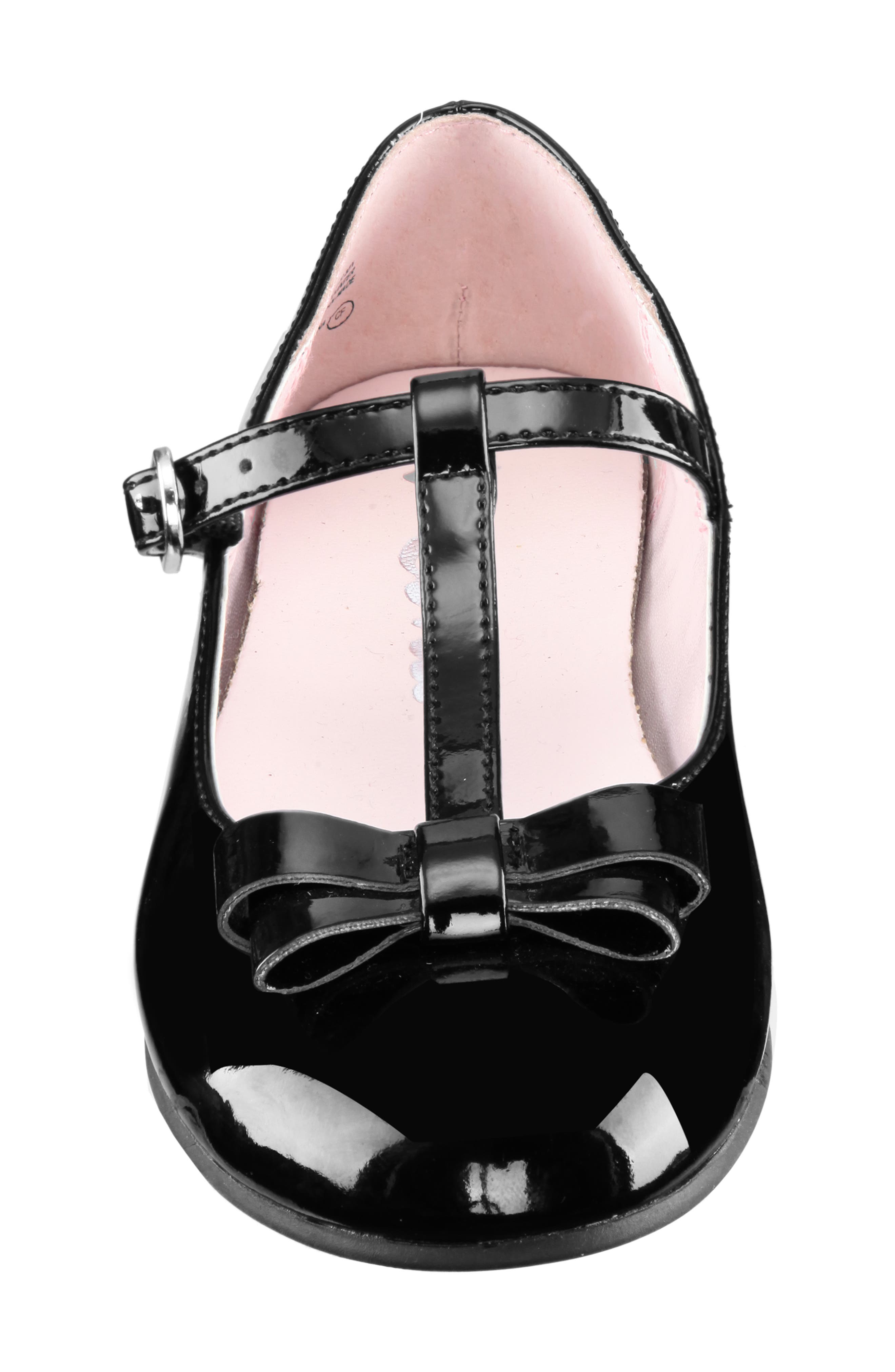 Nina Merrilyn T-Strap Bow Flat, Alternate, color, 