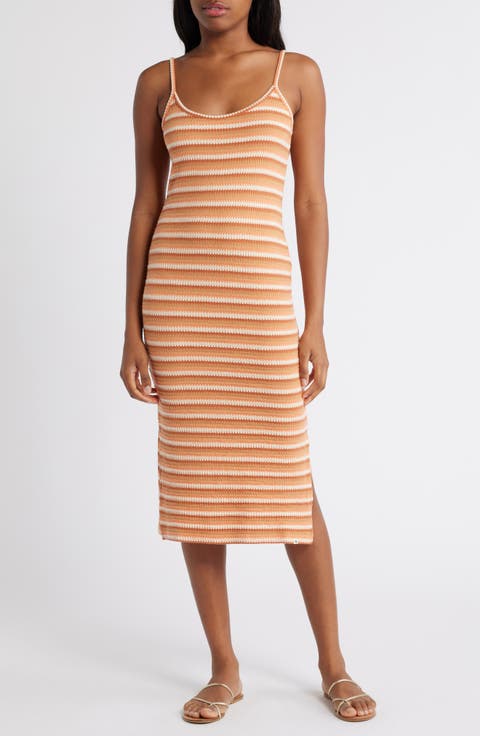 Bobbi Stripe Midi Dress