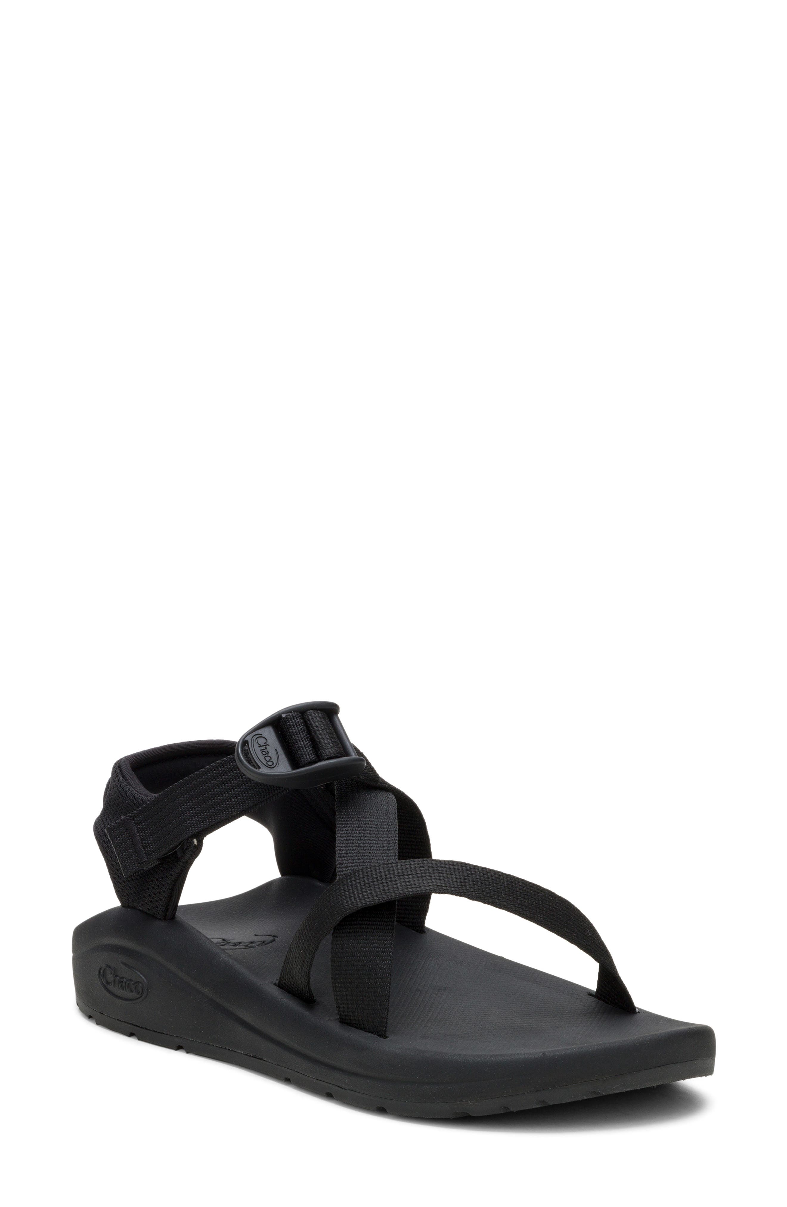 Chaco CushZ Sandal, Main, color, Black