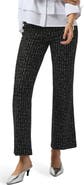 Joseph Ribkoff Check Jacquard Straight Leg Pants