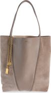 Chloé Medium Spin Leather & Suede Tote