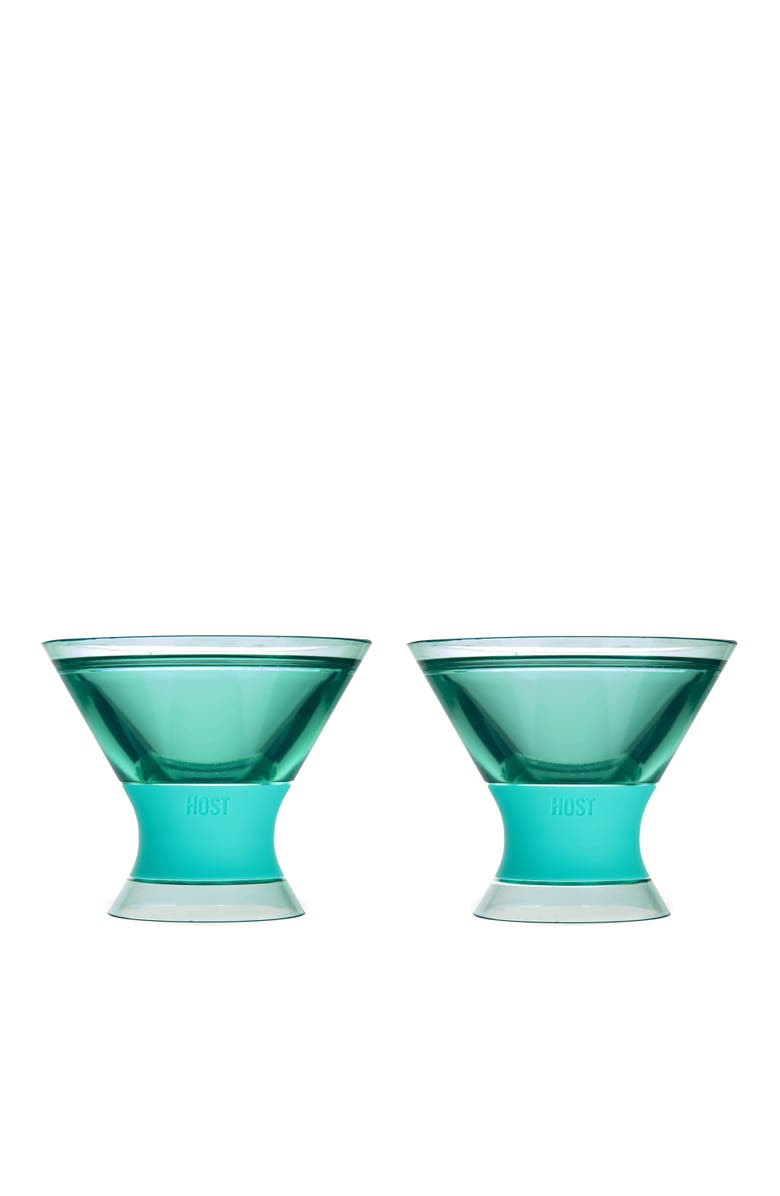 HOST Martini FREEZE Cooling Cup Set of 2, Alternate, color, Aqua