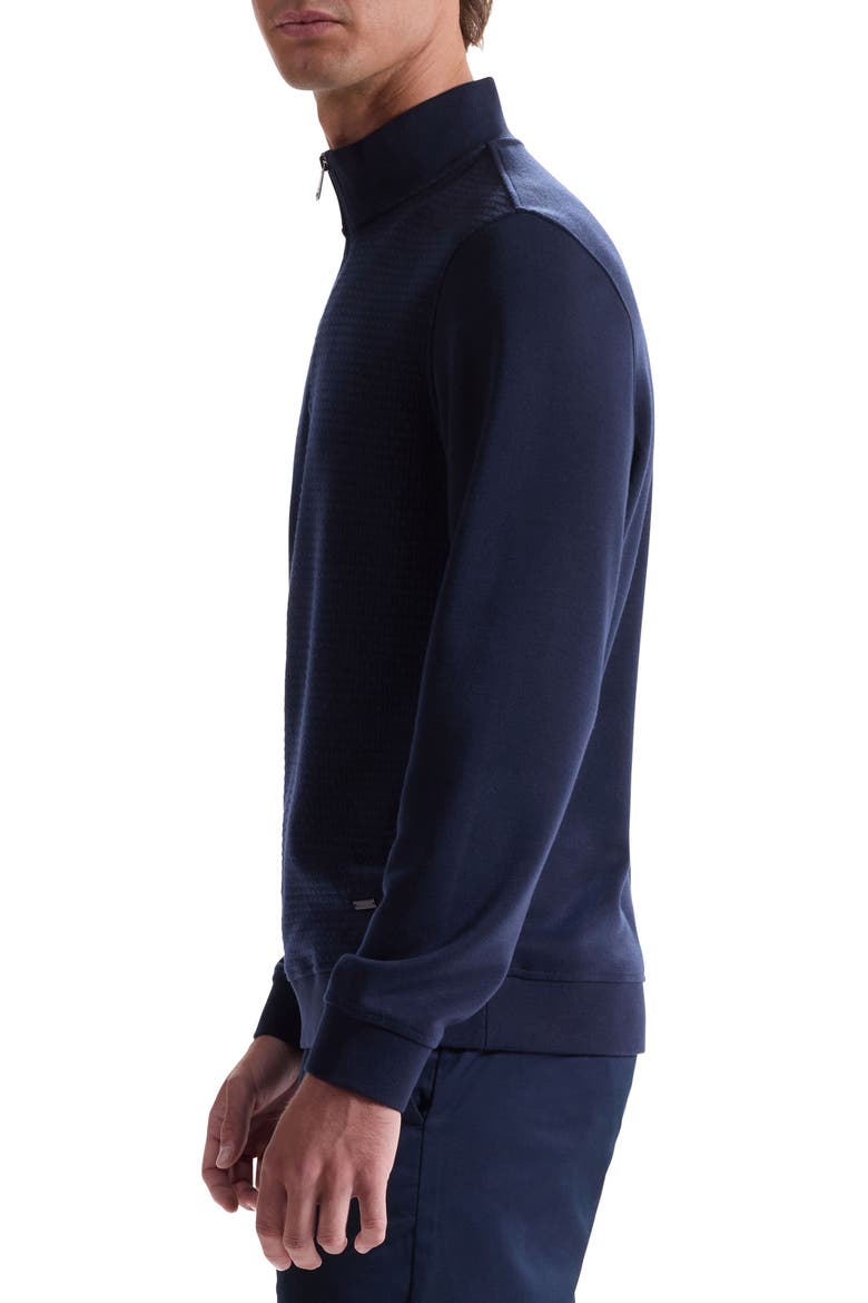 Quarter Zip Top, Alternate, color, NAVY
