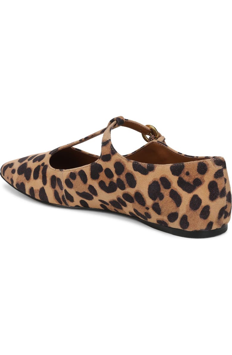 SARTO by Franco Sarto Flexa Astoria T-Strap Flat, Alternate, color, Brown