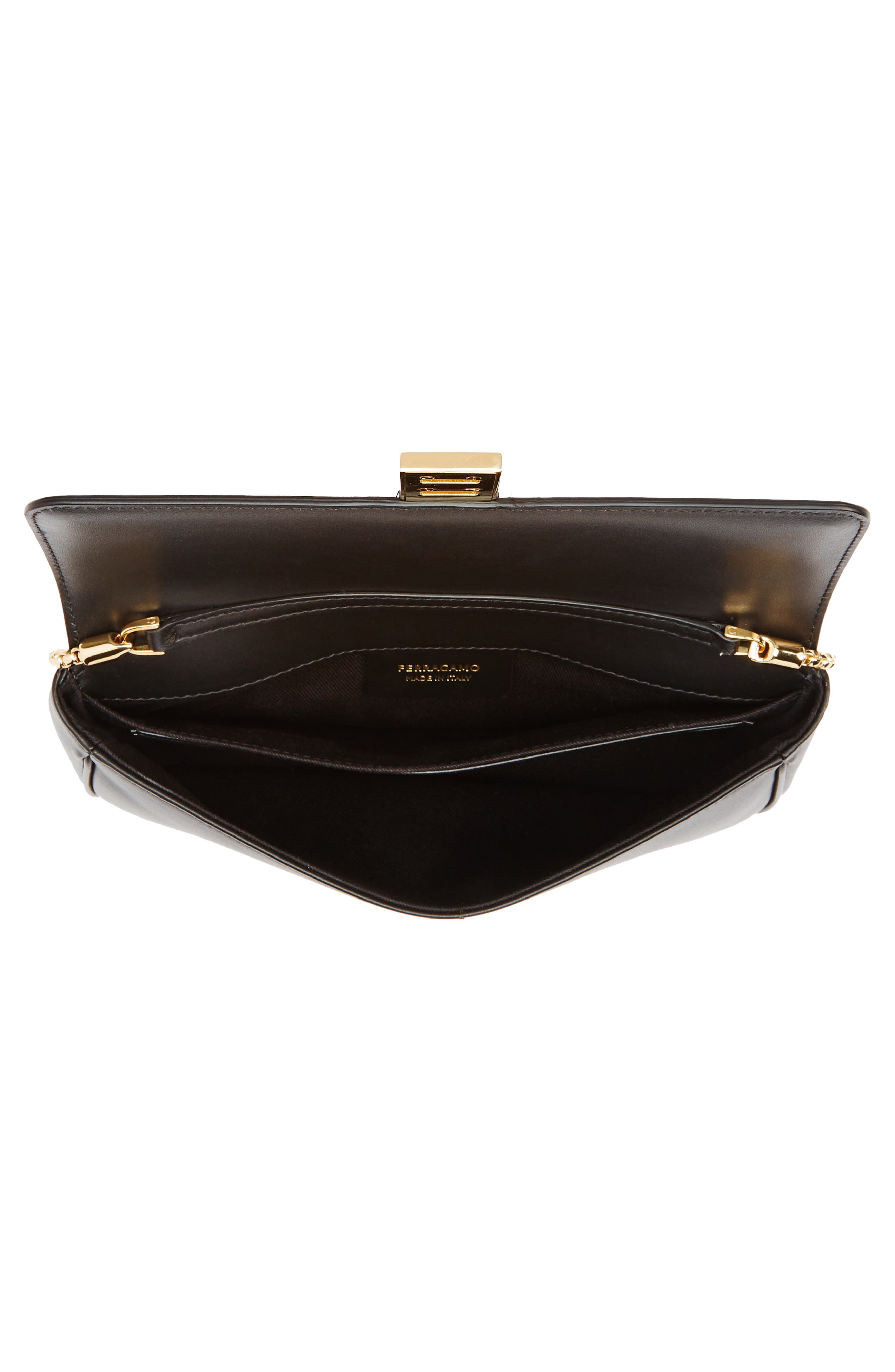 FERRAGAMO Archive Gancini Flap Crossbody Bag, Alternate, color, 