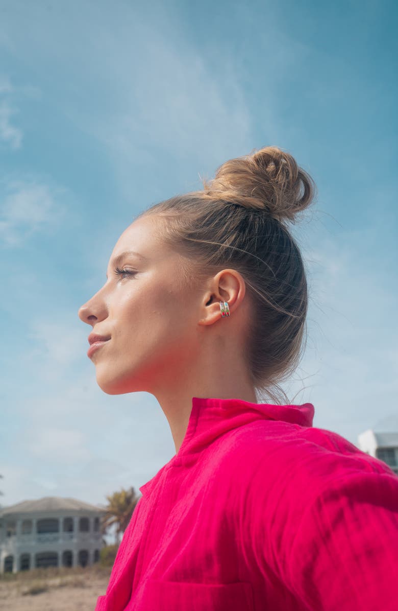 Sterling Forever Truvy Set of 2 Ear Cuffs, Alternate, color, Silver