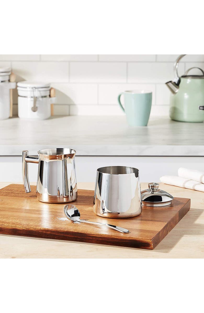 FRIELING 18/10 Stainless Steel 10 ounce Creamer, Mirror Finish, Alternate, color, Silver