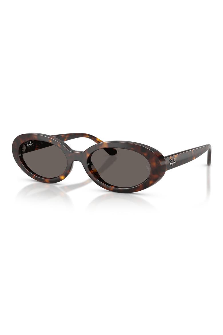 Oval Sunglasses, Alternate, color, HAVANA / DARK GREY
