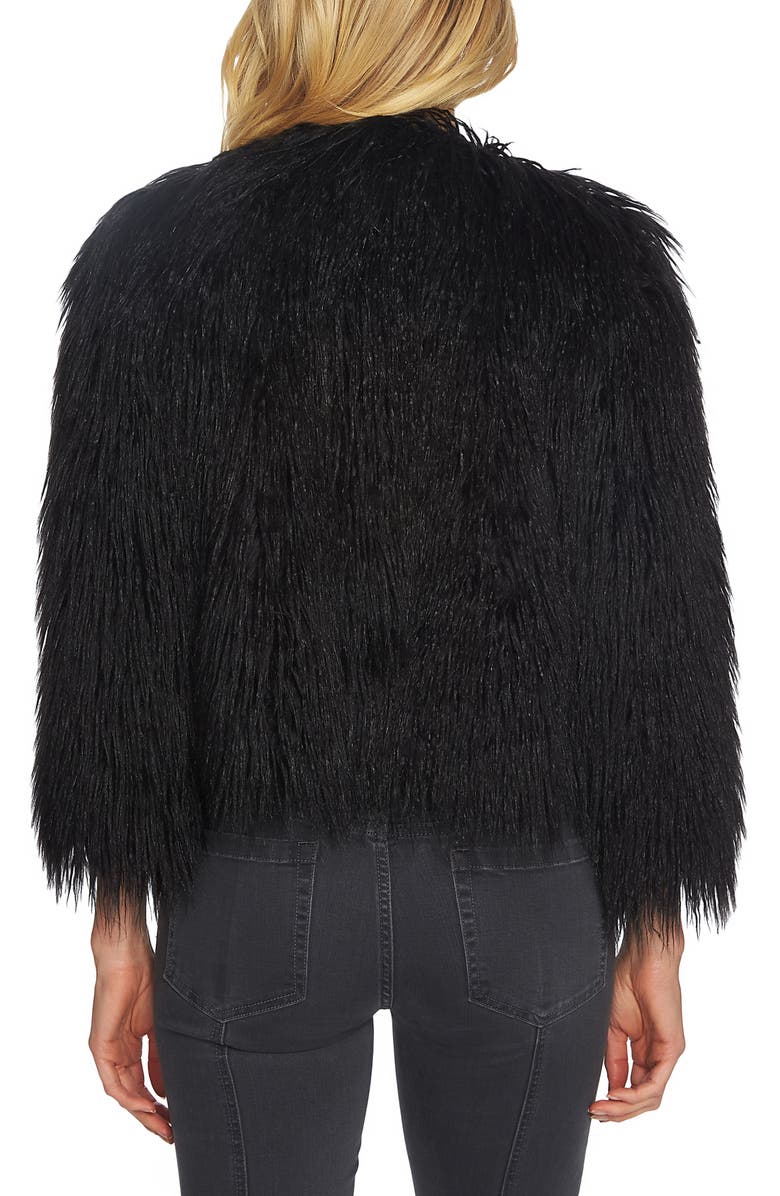 1.STATE Crop Faux Fur Jacket, Alternate, color, 