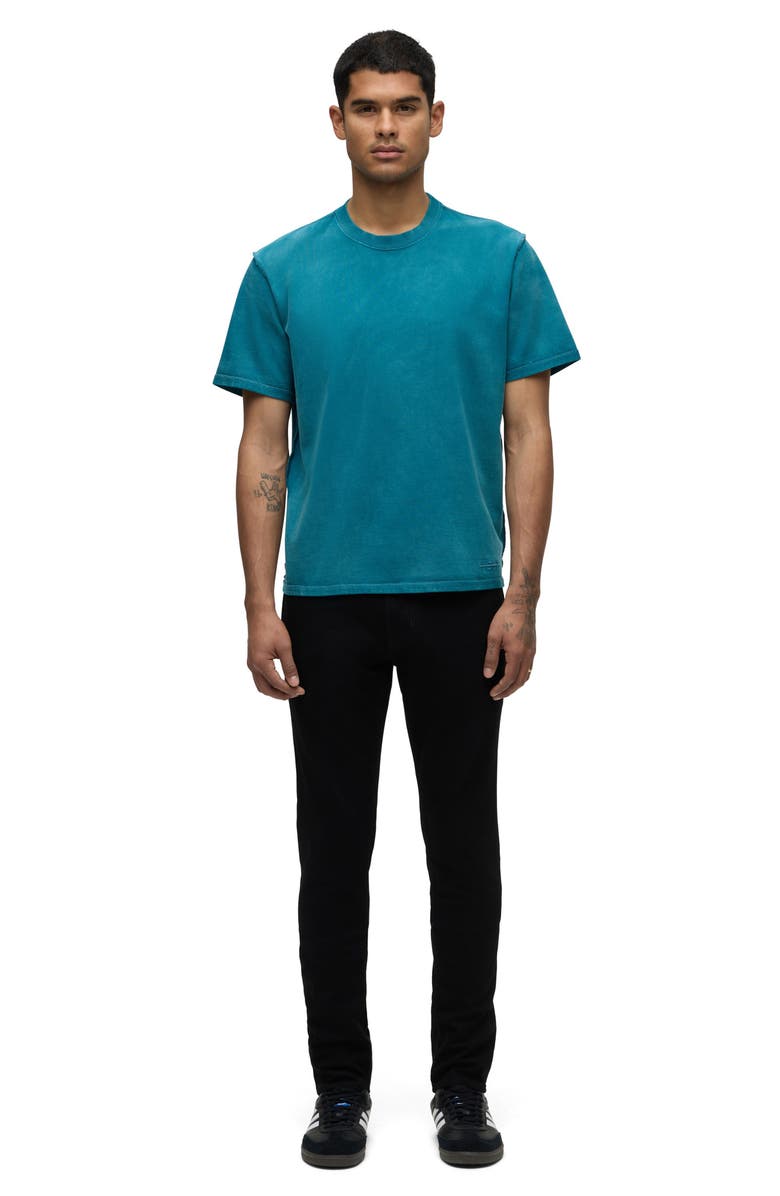 Hudson Jeans Blake Stretch Slim Straight Leg Jeans, Alternate, color, Raven