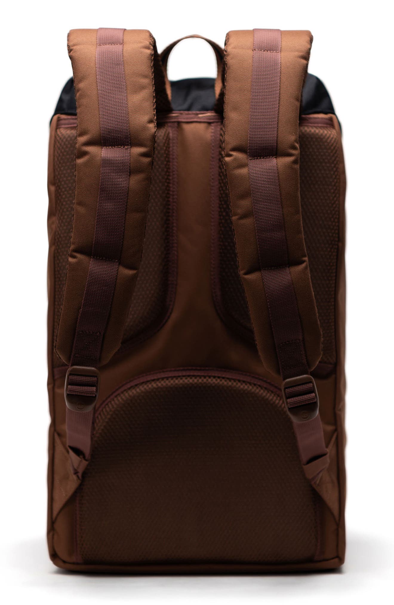 Little America Backpack, Alternate, color, SADDLE/ BLACK