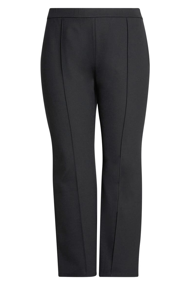 High Waist Ankle Kick Pants, Main, color, BLACK