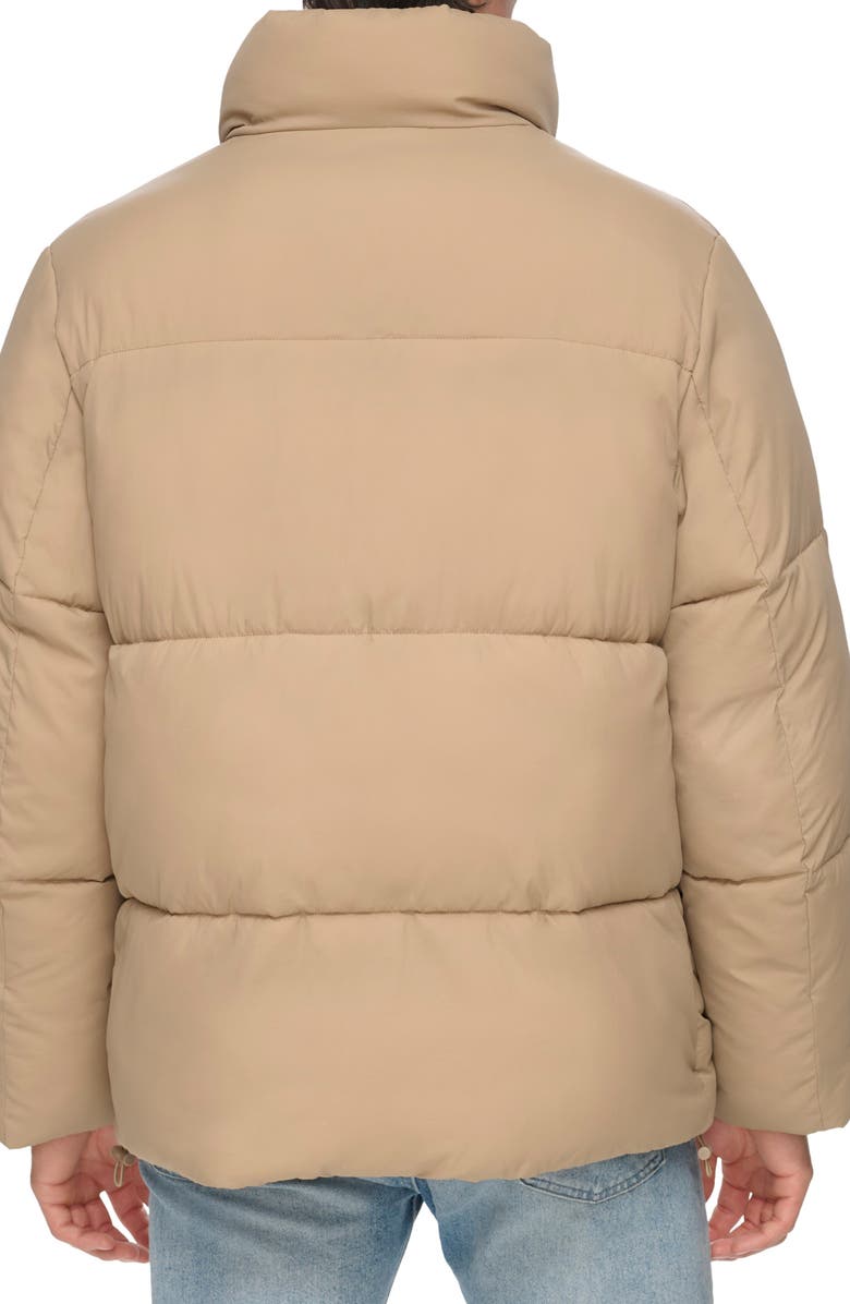 DKNY Zip Front Jacket, Alternate, color, Khaki