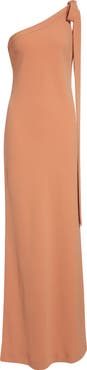 BERNADETTE Alexander One-Shoulder Gown