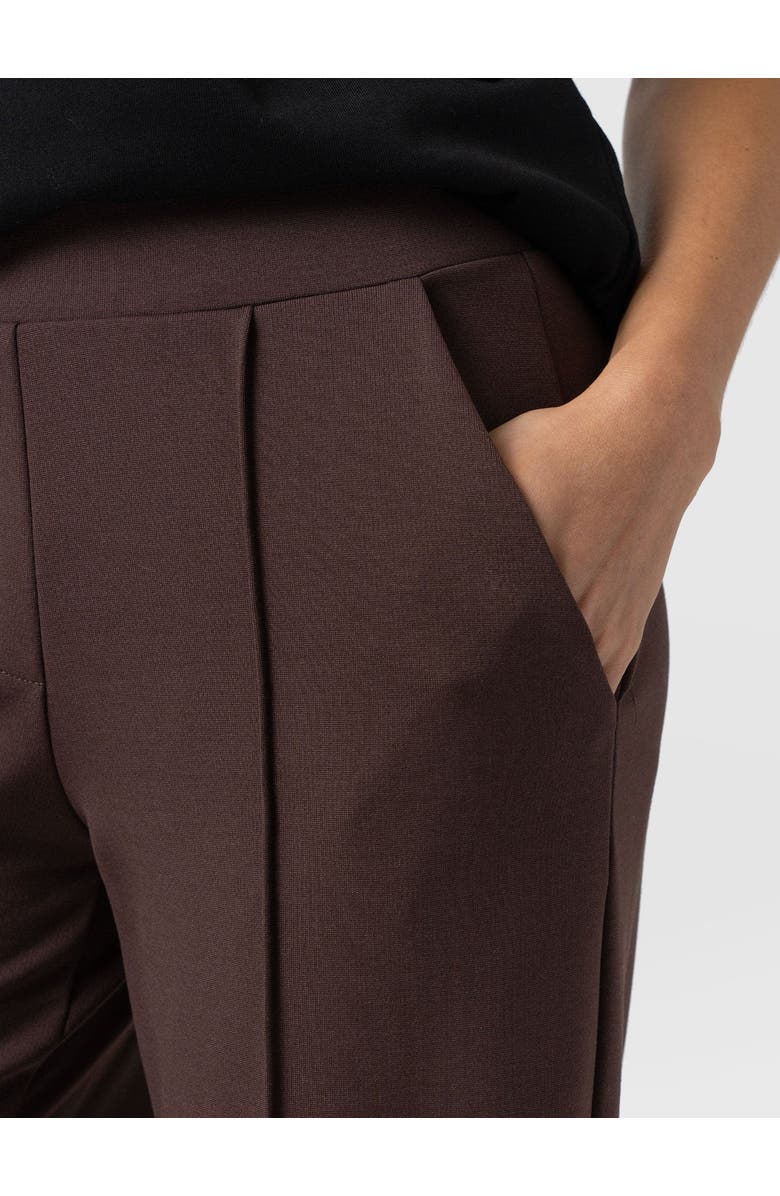 Saint + Sofia Keller Wide Leg Pant, Alternate, color, Brown