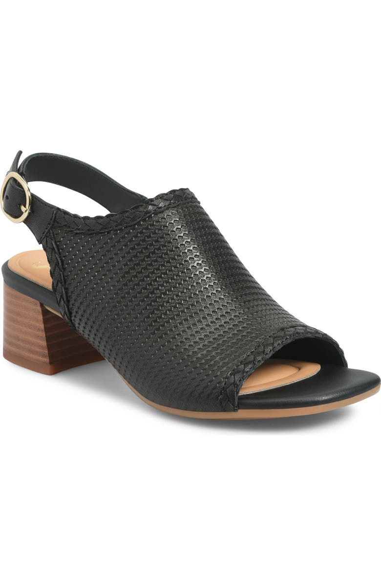 Söfft Lois Slingback Sandal, Main, color, Black