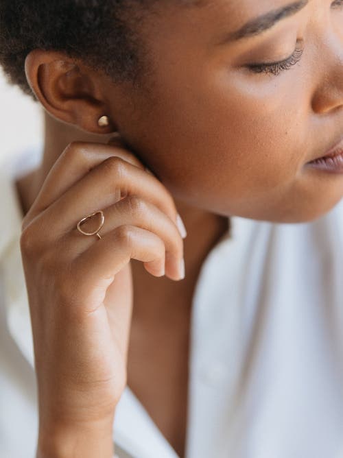 Able Circle Ring In Goldilled