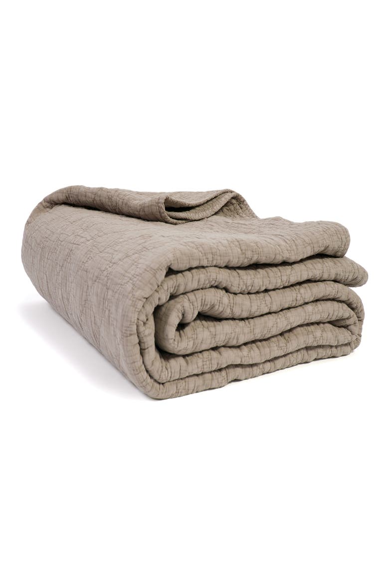 'Huntington' Coverlet, Main, color, TAUPE