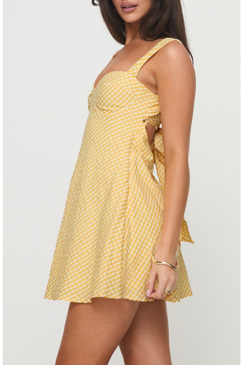 princess polly gingham mini dress Winxie Shirred Mini Dress Red Gingham