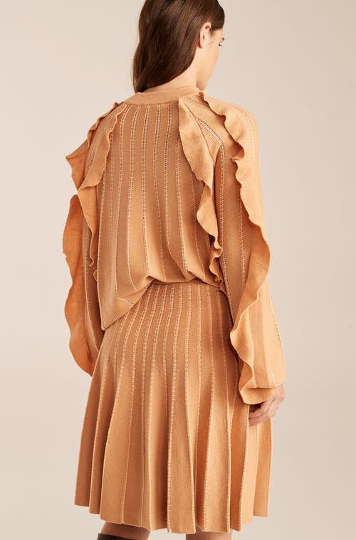 REBECCA TAYLOR REBECCA TAYLOR PLEAT STITCH SKIRT