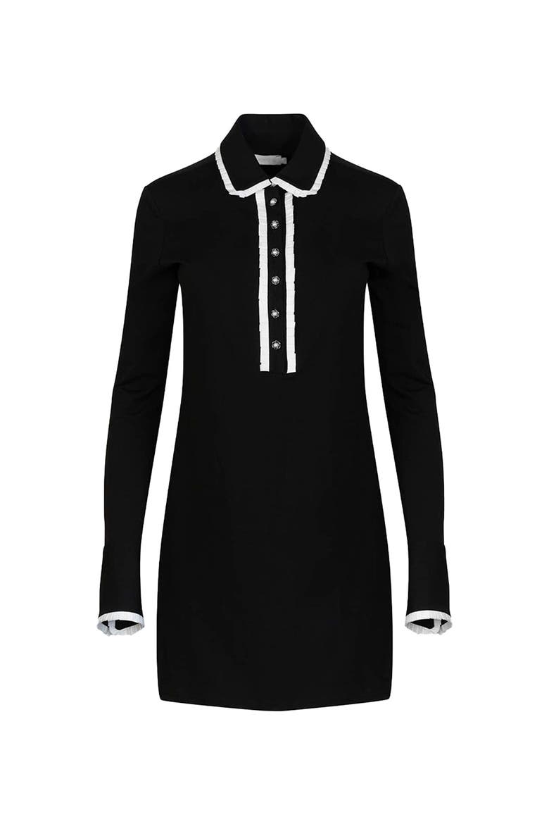 Estampe Dress, Alternate, color, Black