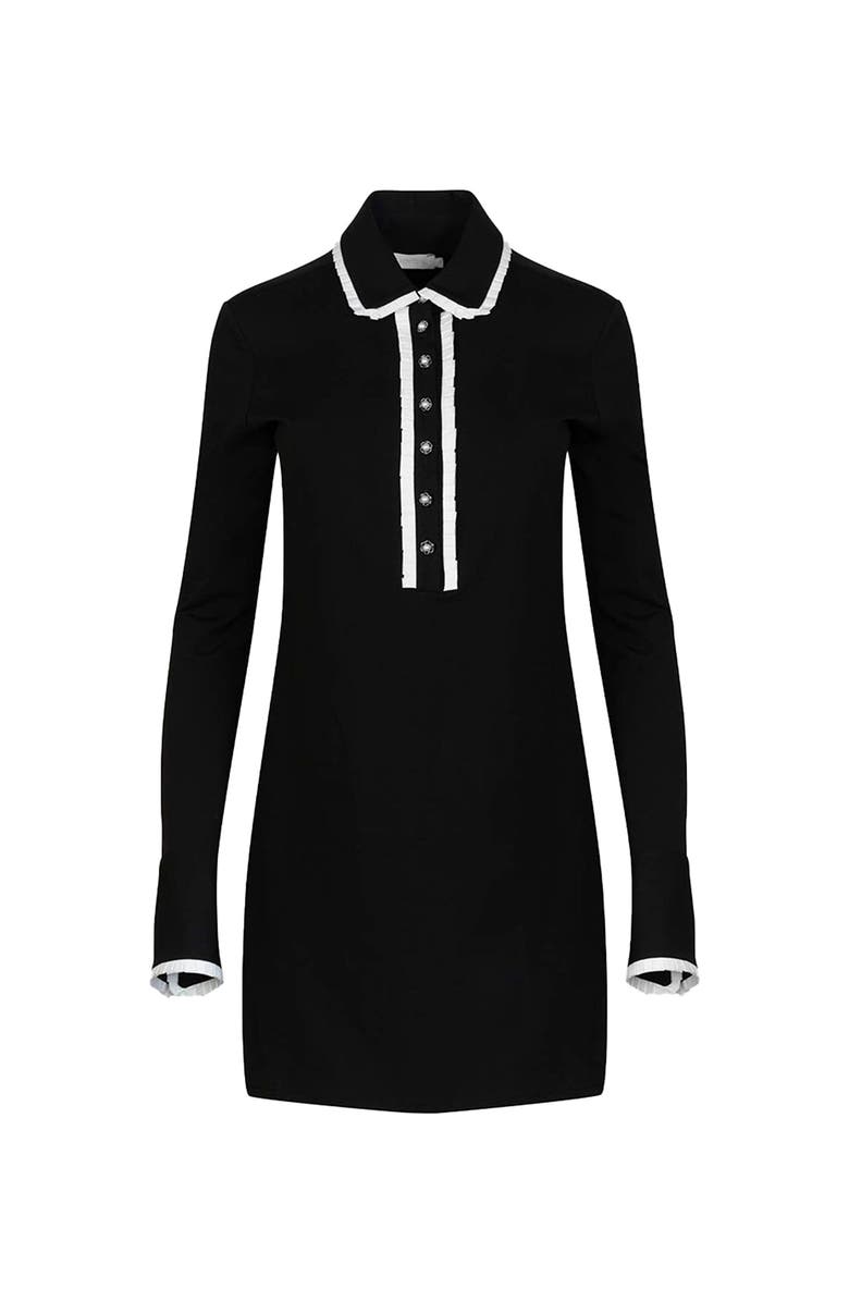 Anne Fontaine Estampe Dress, Alternate, color, Black