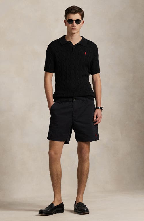 Polo Ralph Lauren Prepster Stretch Cotton Twill Chino Shorts In Black