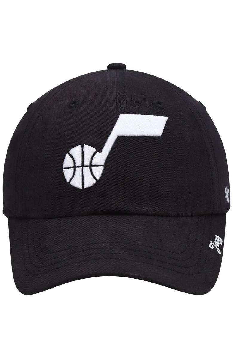 '47 Women's '47 Black Utah Jazz Miata Clean Up Adjustable Hat, Alternate, color, Black