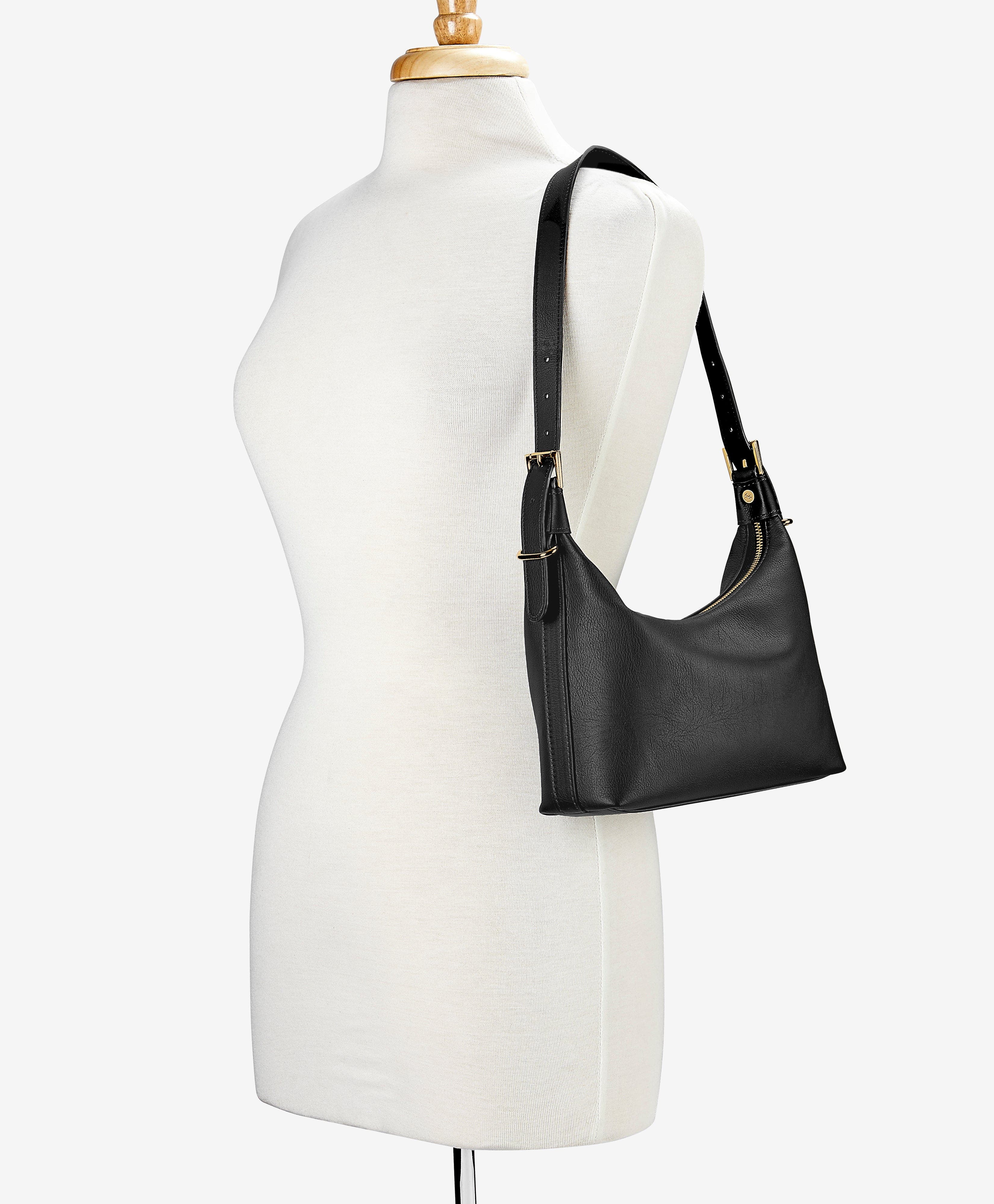 GiGi New York BLAKE SHOULDER BAG, Alternate, color, Black