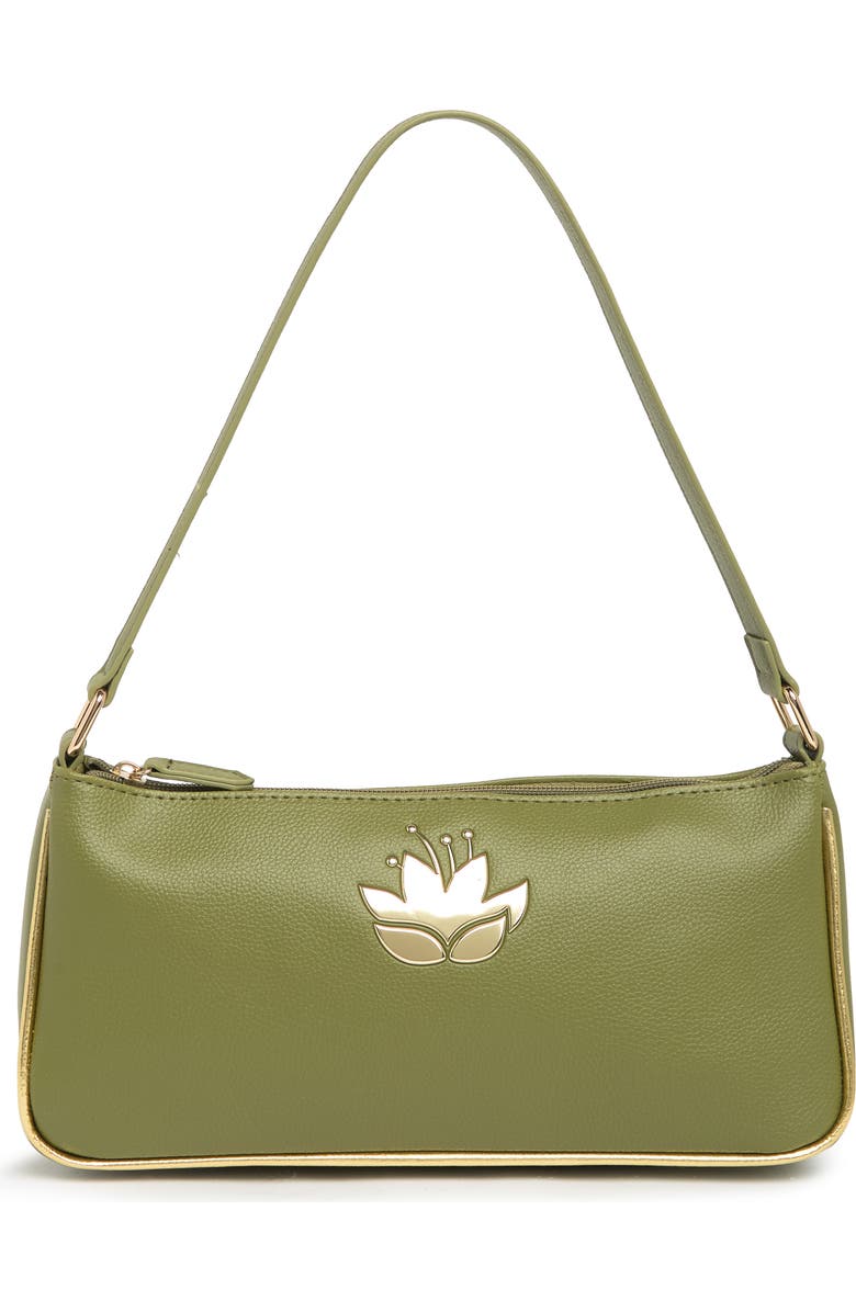 DANI BY DANIELLE NICOLE Tiana Crown Baguette Bag, Main, color,