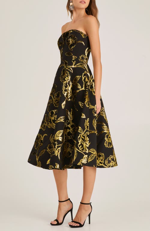 Helsi Vivi Strapless Cocktail Dress In Multi